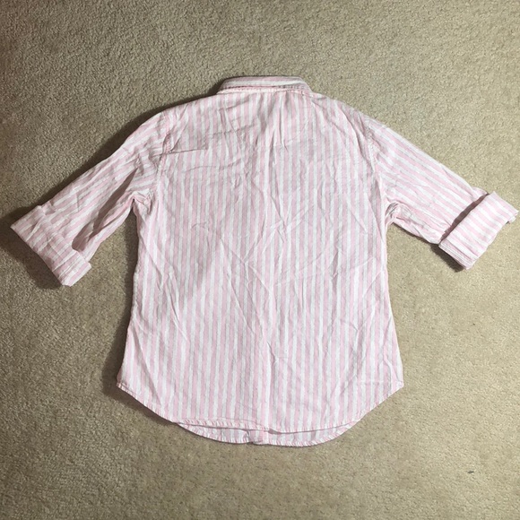 Victoria’s Secret Classic Pink Stripe Pajama Top